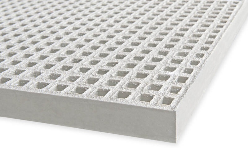 quartz grit antislip toplaag kunststof roosters