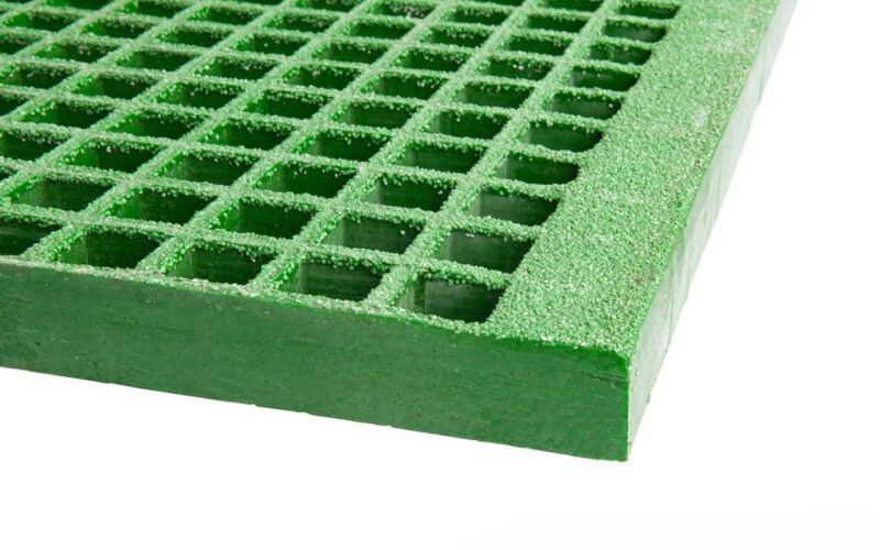 Groen Mazen 38x38 Traptreden T4 QR3 Kunststofroosters FlexxCon