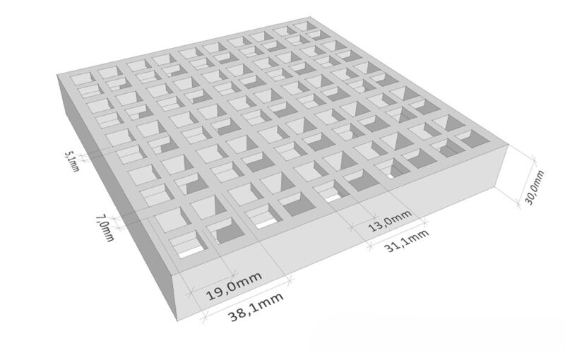 rooster op maat met quartz grit antisliplaag